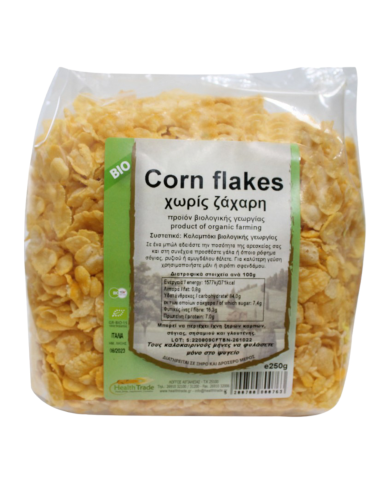Corn flakes βιολογικά χωρίς ζάχαρη 250gr Corn flakes βιολογικά χωρίς ζάχαρη 250gr