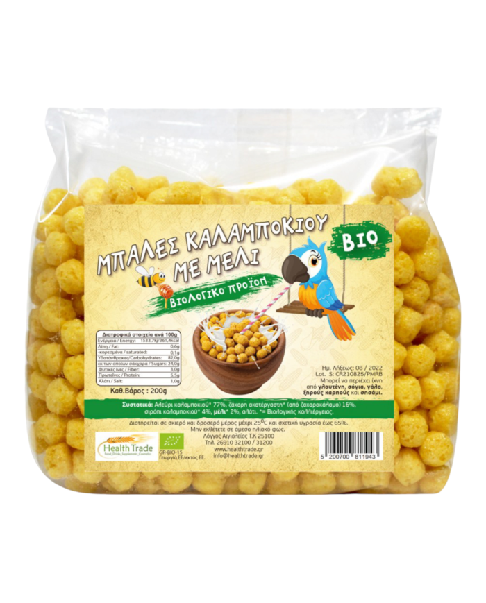 Μπάλες καλαμποκιού με μέλι 200gr