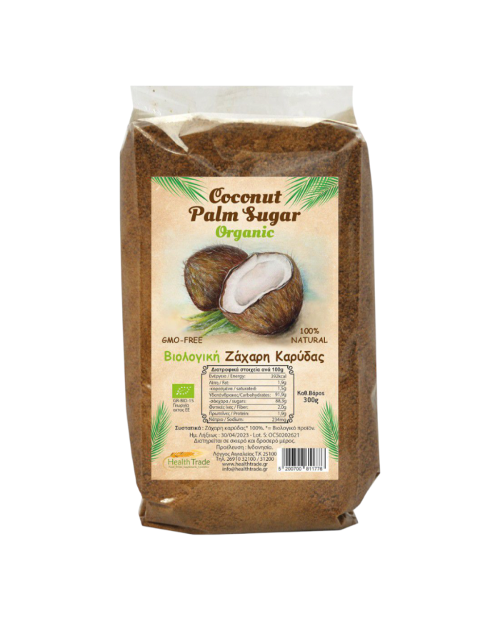 Βιολογική ζάχαρη καρύδας (250gr)