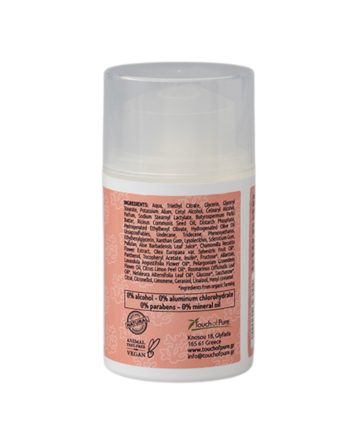 Φυσική αποσμητική κρέμα Coral Fresh