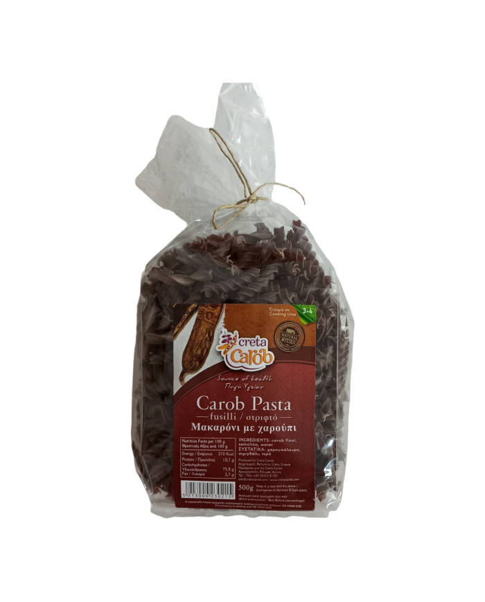 Μακαρόνι στριφτό από χαρούπι 500gr