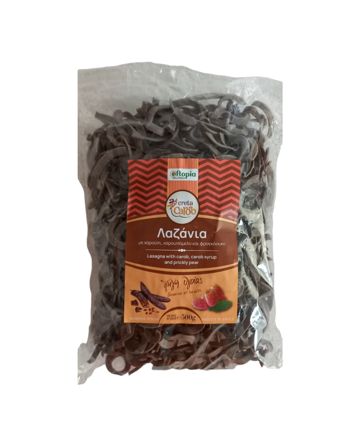 Λαζάνια χαρουπιού και φραγκόσυκου 500gr