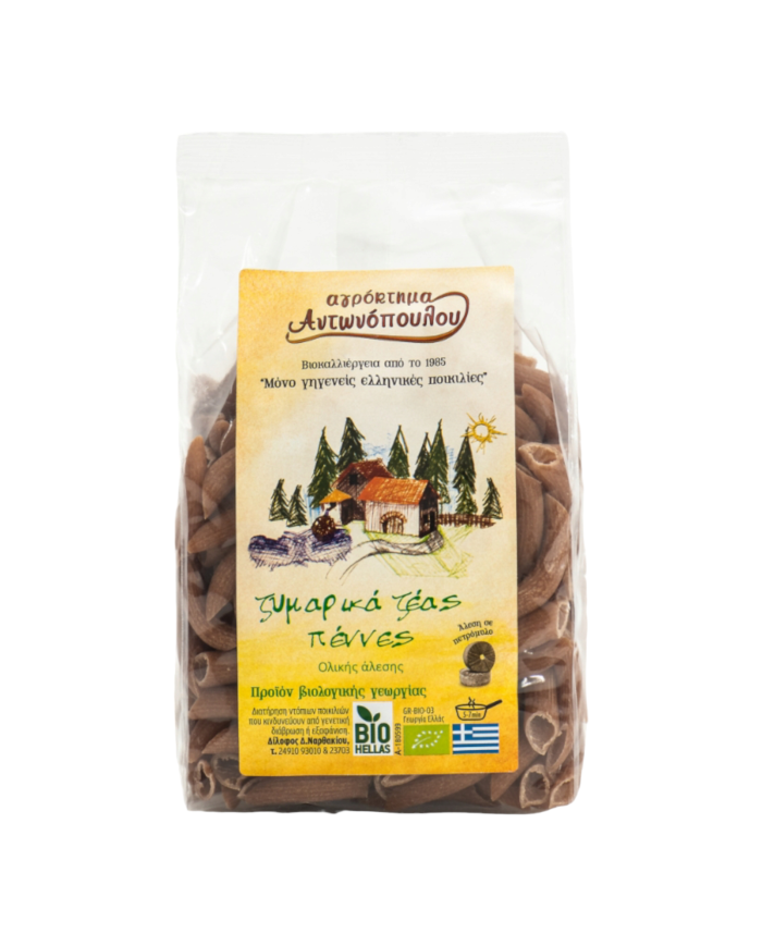 Πέννες Ζέας ολικής άλεσης 400gr