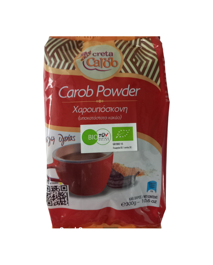 Χαρουπόσκονη (υποκατάστατο κακάο) 300gr
