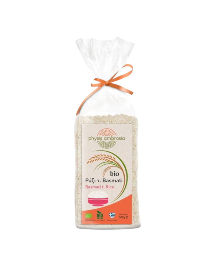 Ρύζι αρωματικό τ.Basmati bio (500gr)
