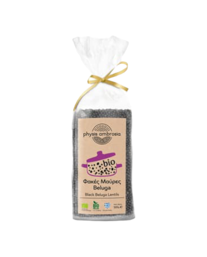 Φακές μαύρες Beluga (500gr)