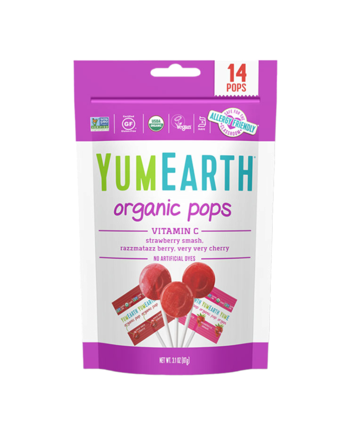 YUMEARTH βιολογικά γλειφιτζούρια με βιταμίνη C, 14τμχ